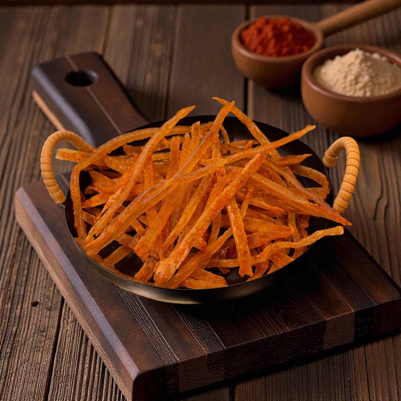 Сушеный минтай острый